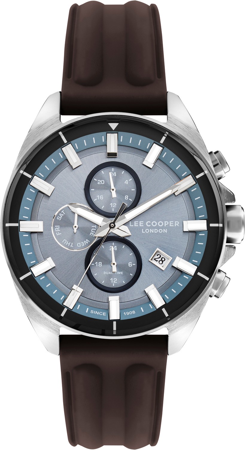 LEE COOPER  Мужские часы, кварцевый механизм, суперметалл, 46 мм