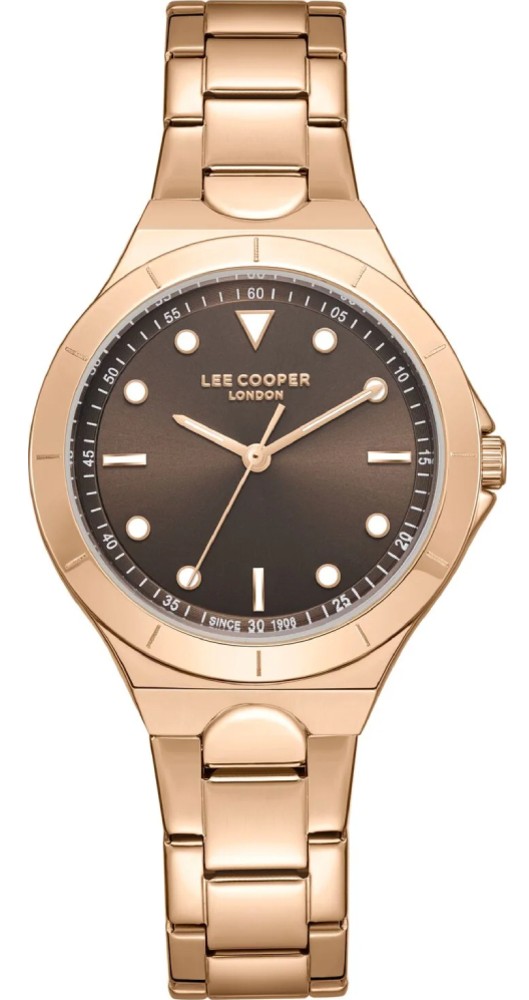 LEE COOPER  Женские часы, кварцевый механизм, суперметалл с покрытием, 34 мм
