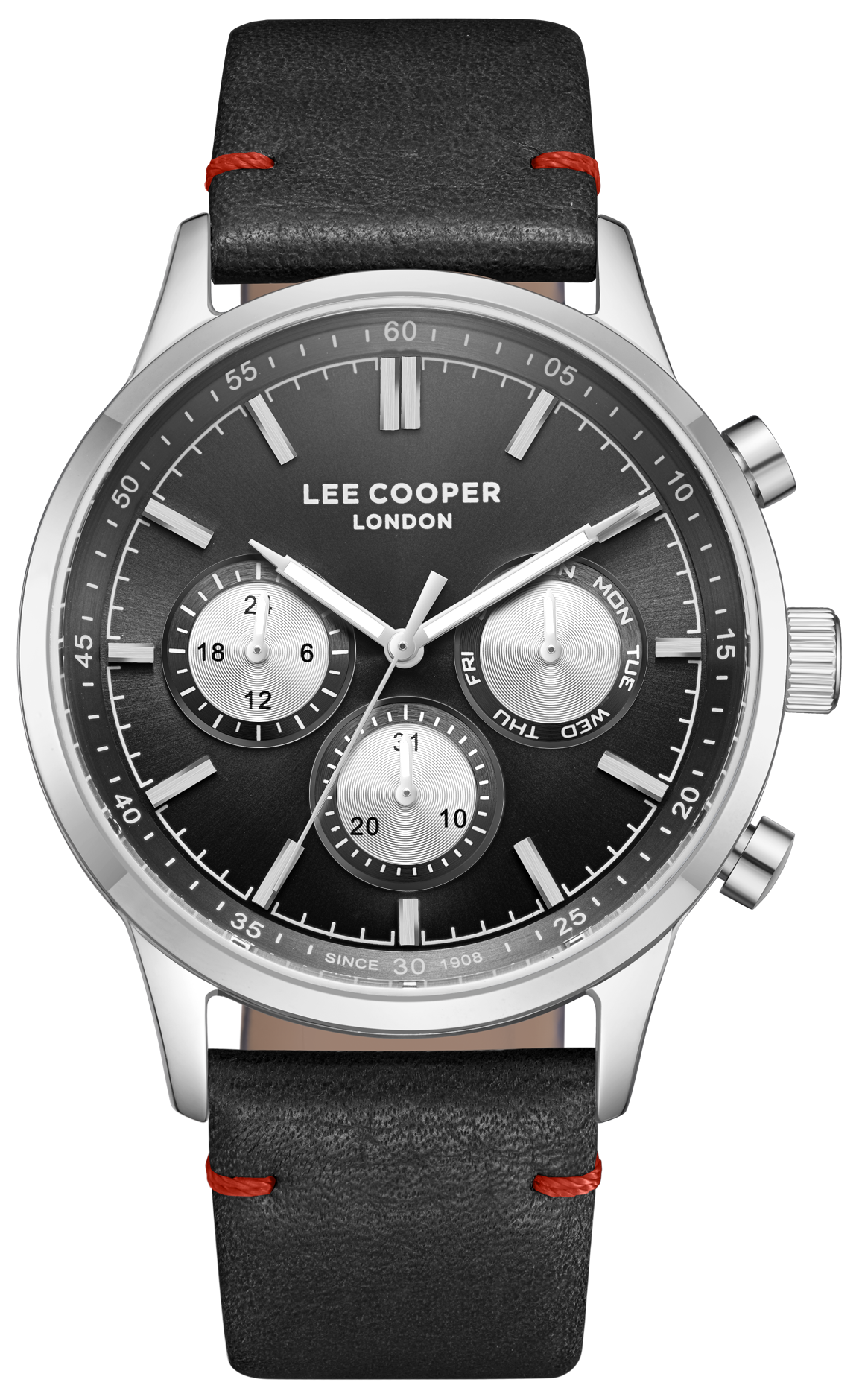 LEE COOPER  Мужские часы, кварцевый механизм, суперметалл, 43,5 мм