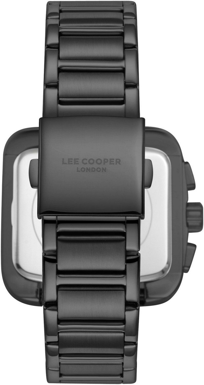 LEE COOPER  Мужские часы, кварцевый механизм, суперметалл с покрытием, 40х43 мм