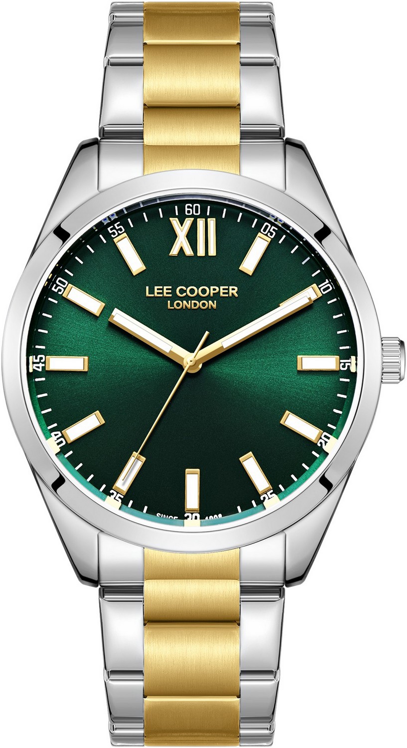 LEE COOPER  Мужские часы, кварцевый механизм, суперметалл, 41 мм