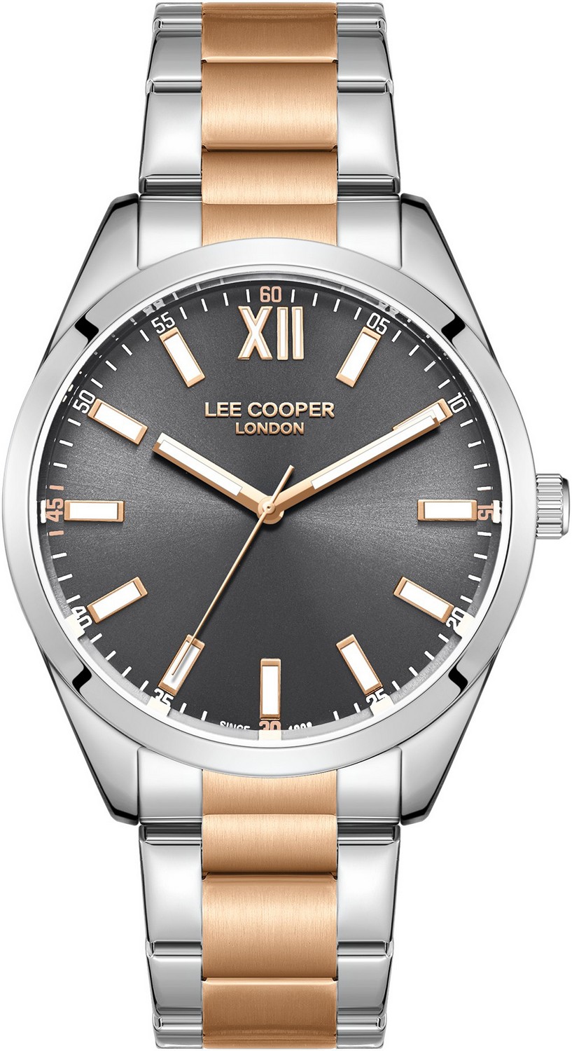 LEE COOPER  Мужские часы, кварцевый механизм, суперметалл, 41 мм