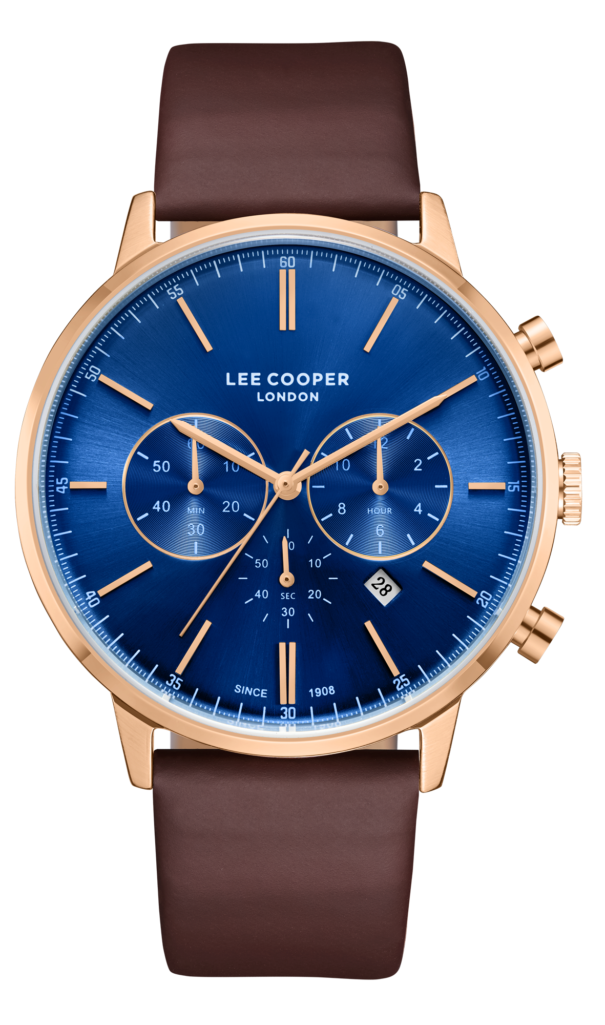 LEE COOPER  Мужские часы, кварцевый механизм, суперметалл с покрытием, 45 мм