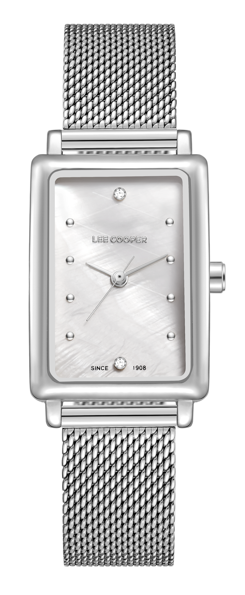 LEE COOPER  Женские часы, кварцевый механизм, суперметалл, 22 х 38 мм