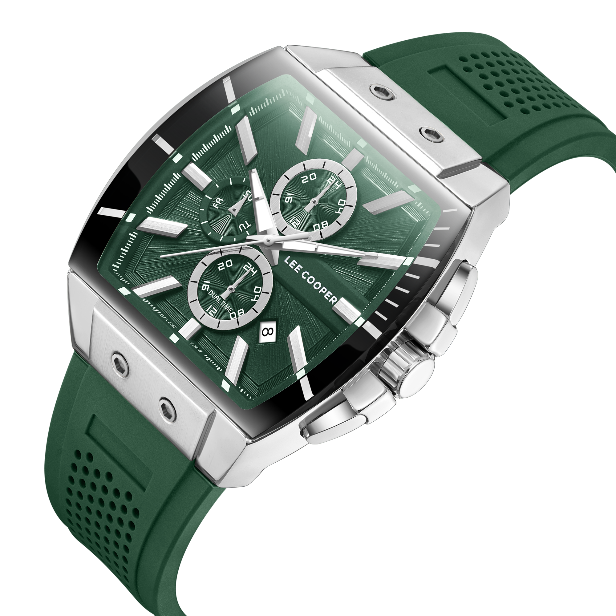 LEE COOPER  Мужские часы, кварцевый механизм, суперметалл с покрытием, 43 х 52 мм