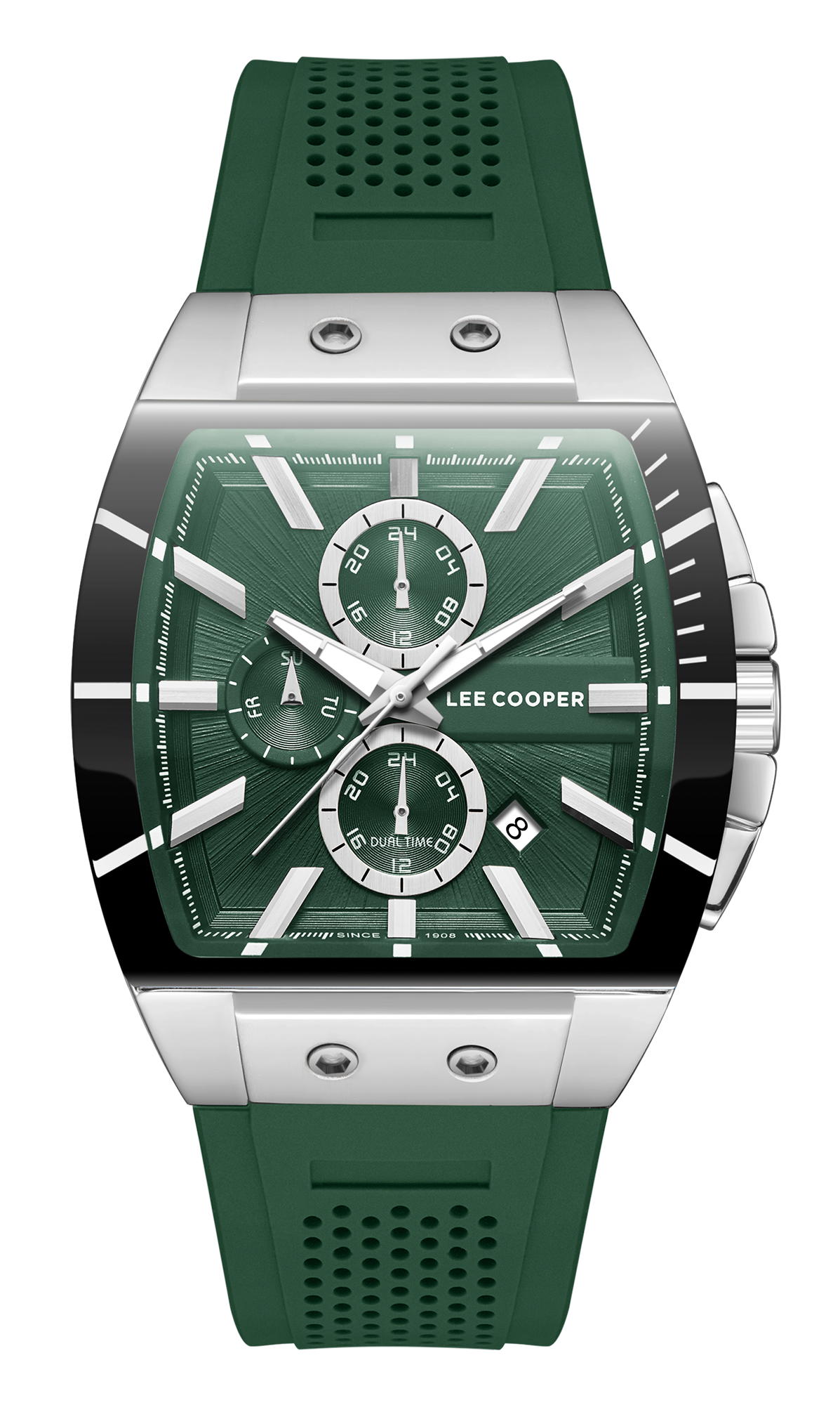 LEE COOPER  Мужские часы, кварцевый механизм, суперметалл с покрытием, 43 х 52 мм