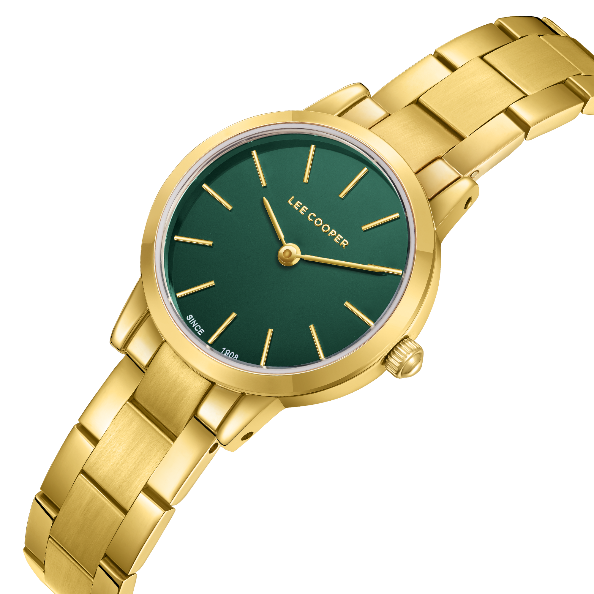 LEE COOPER  Женские часы, кварцевый механизм, суперметалл с покрытием, 26 мм