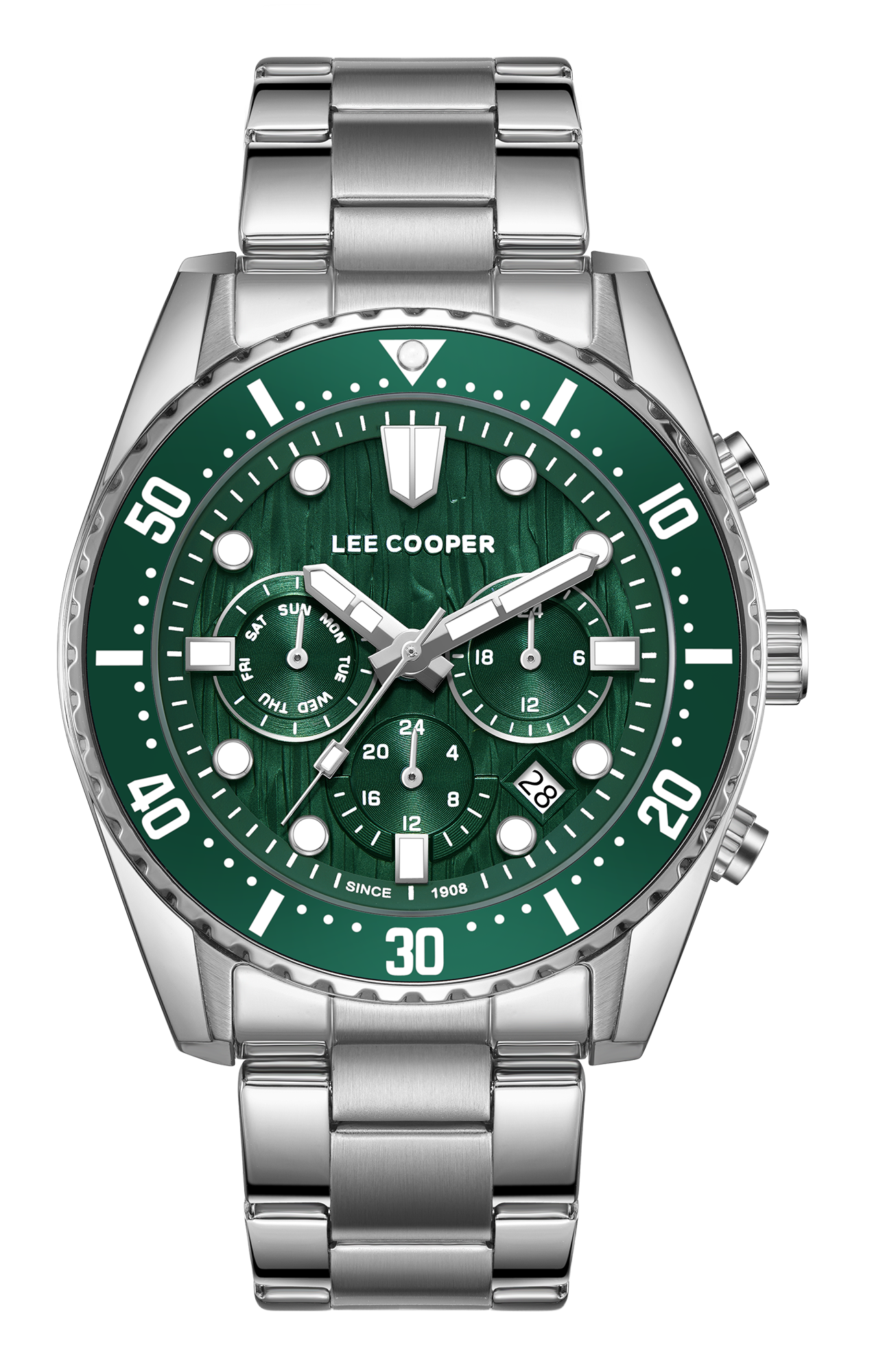 LEE COOPER  Мужские часы, кварцевый механизм, суперметалл, 43 мм