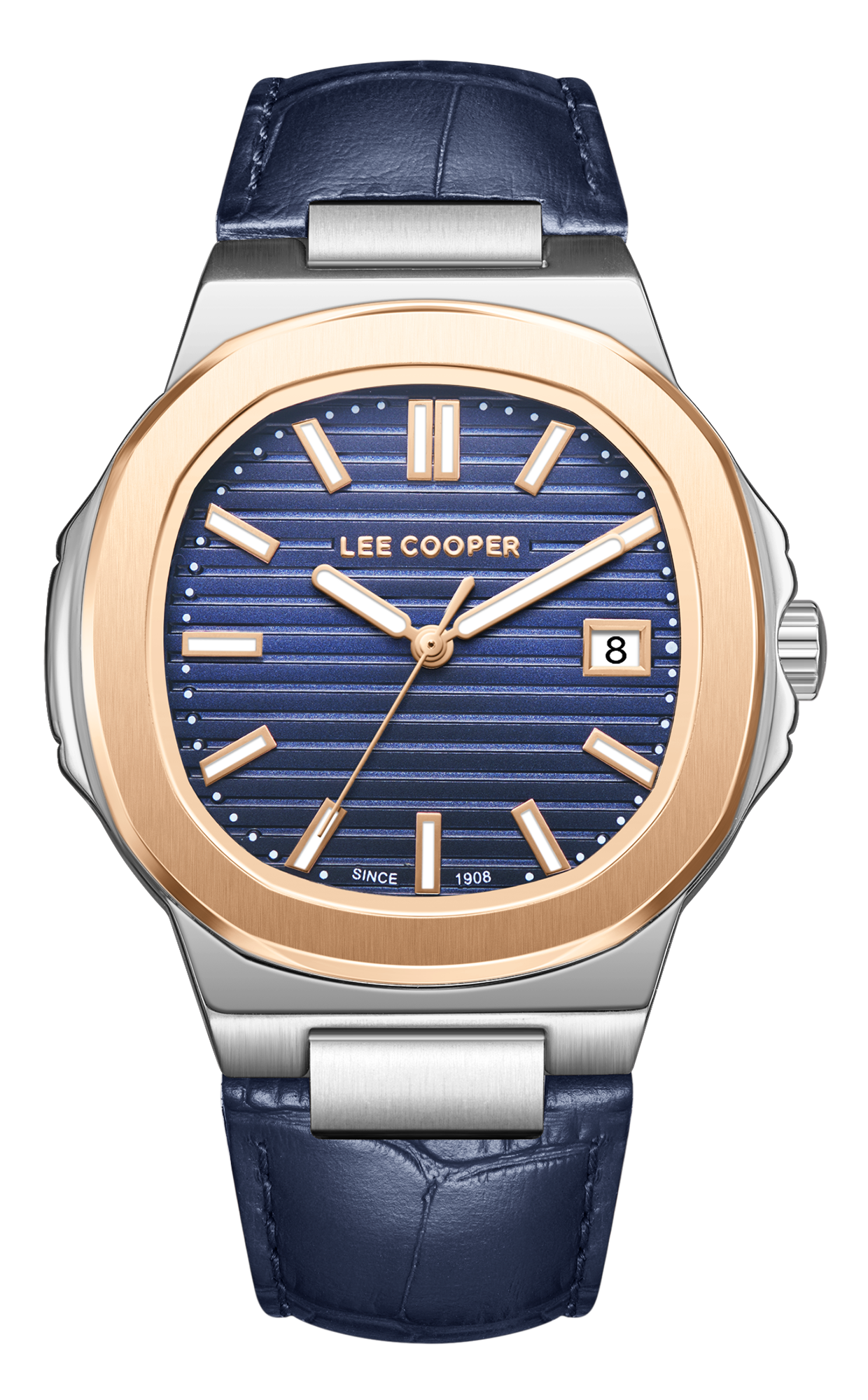 LEE COOPER  Мужские часы, кварцевый механизм, суперметалл с покрытием, 42 мм