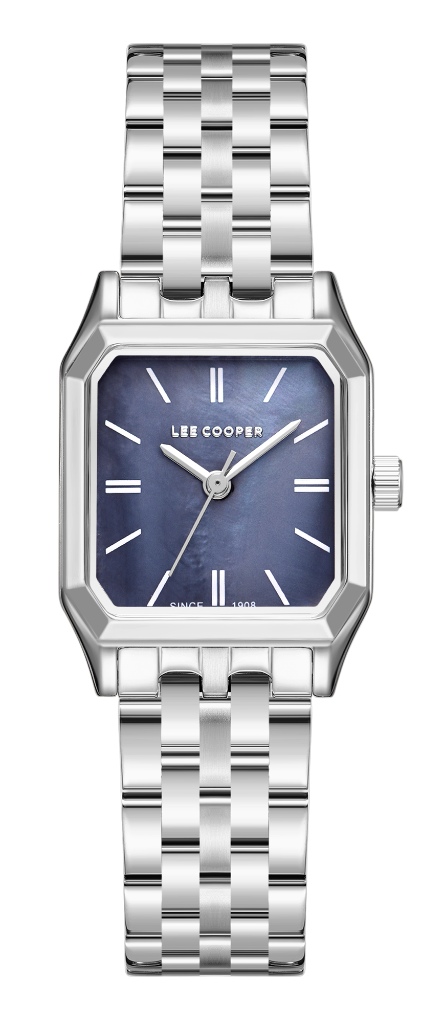 LEE COOPER  Женские часы, кварцевый механизм, суперметалл, 23х31 мм