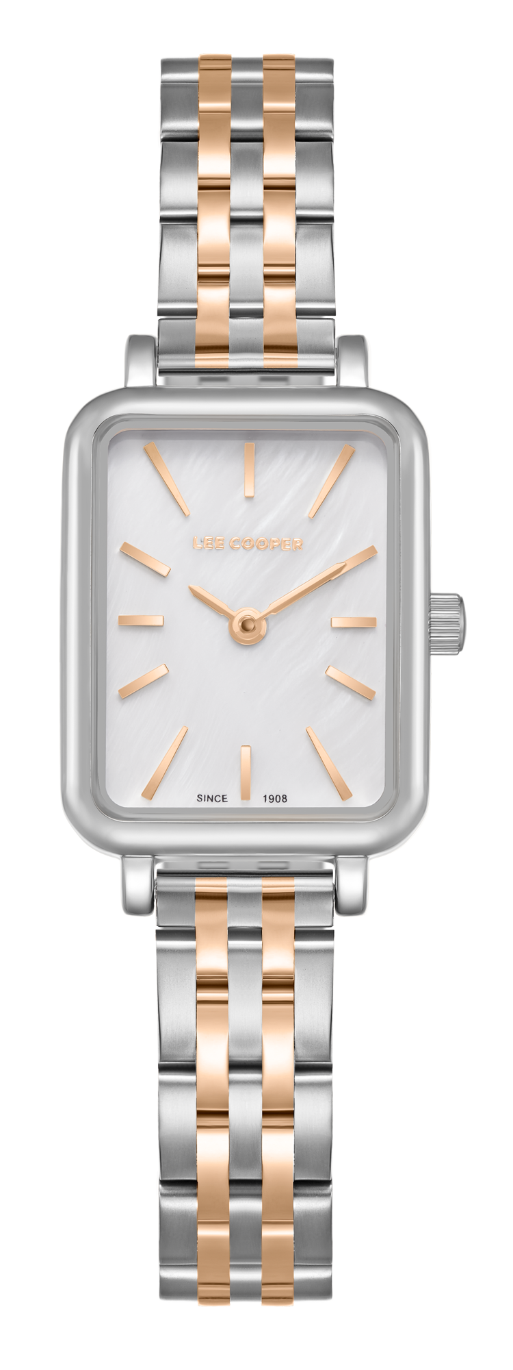 LEE COOPER  Женские часы, кварцевый механизм, суперметалл, 20,5х32,5 мм