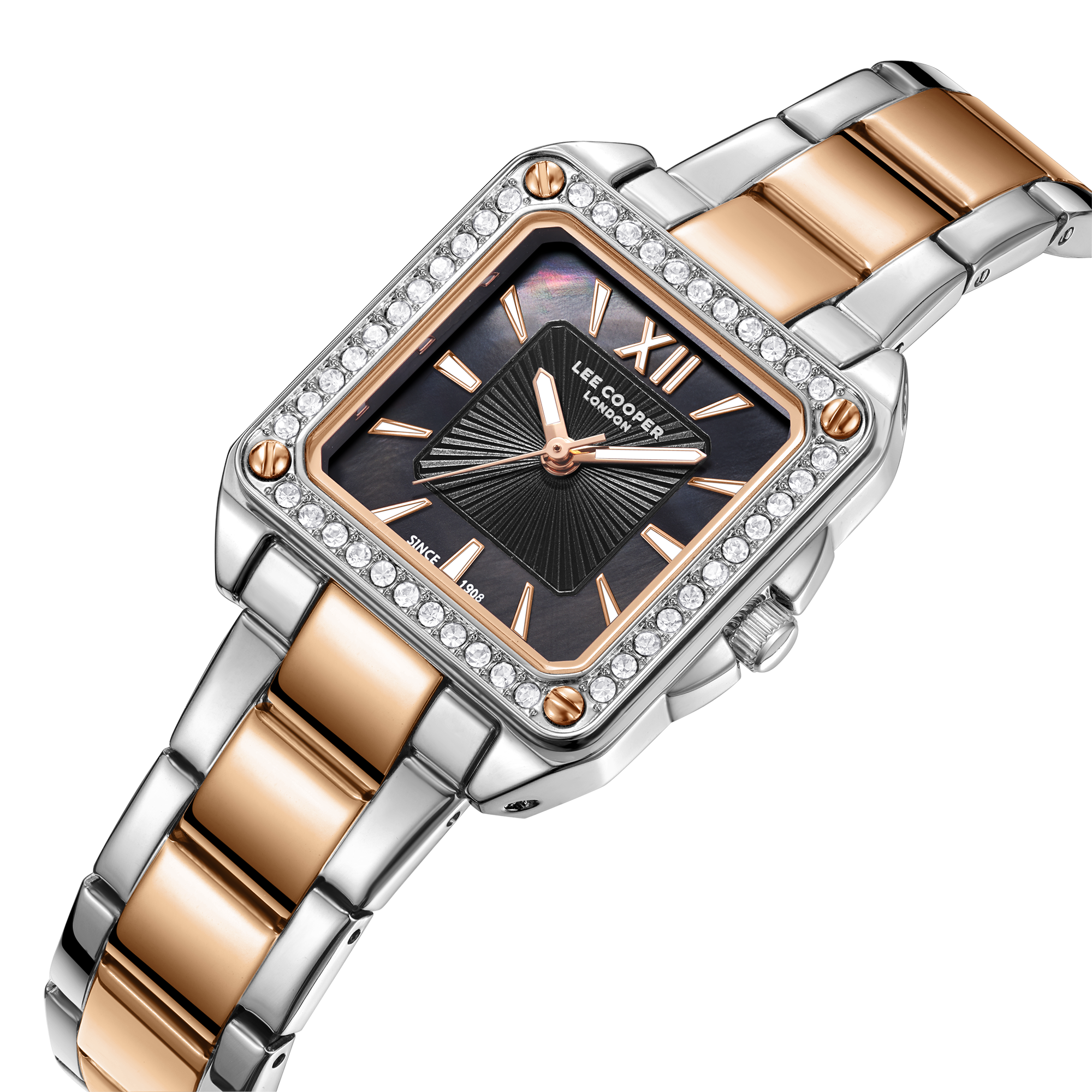 LEE COOPER  Женские часы, кварцевый механизм, суперметалл с покрытием, 26 мм