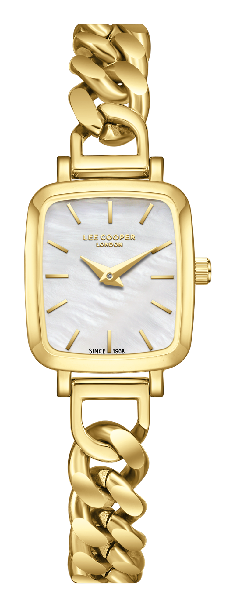 Часы LEE COOPER  LC08130.120  часы, кварцевый механизм, суперметалл с покрытием, 22x30 мм