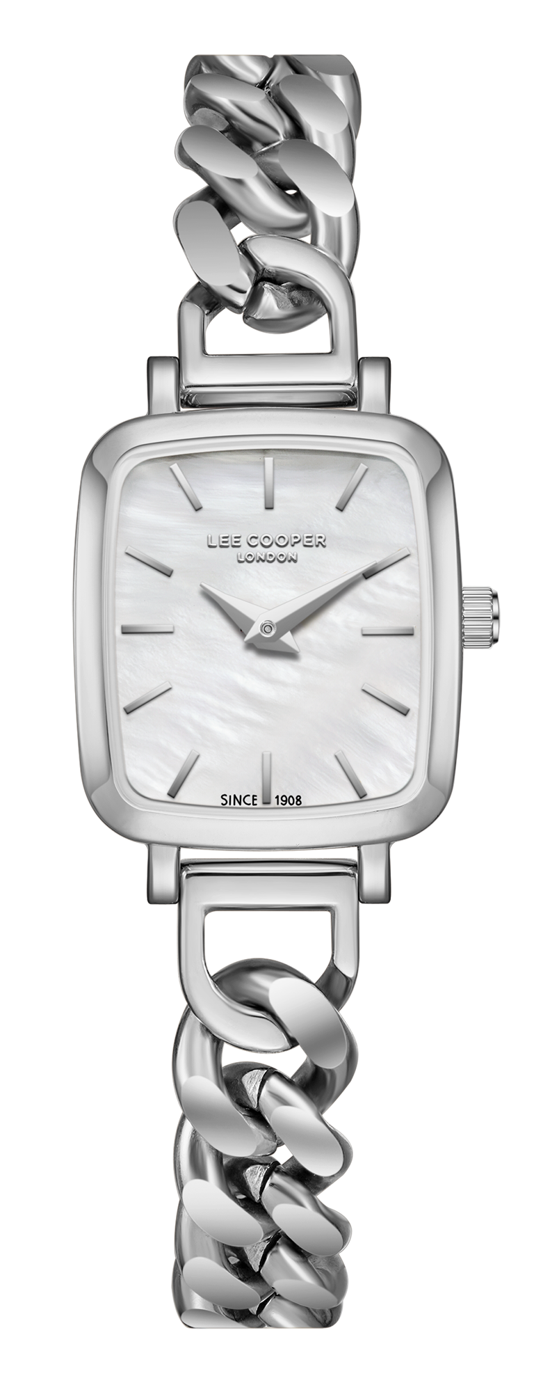 LEE COOPER   часы, кварцевый механизм, суперметалл, 22x30 мм