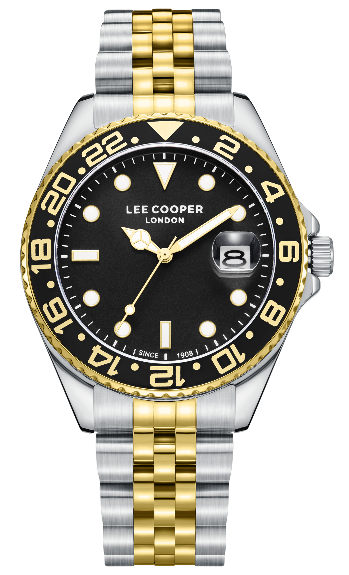 Часы LEE COOPER  LC08142.250  часы, кварцевый механизм, суперметалл с покрытием, 42 мм