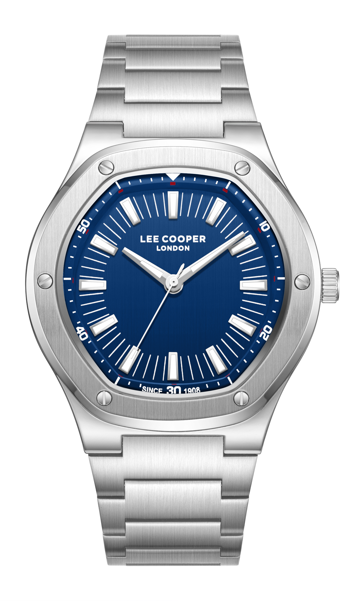 Часы LEE COOPER  LC08145.390  часы, кварцевый механизм, суперметалл, 41 мм