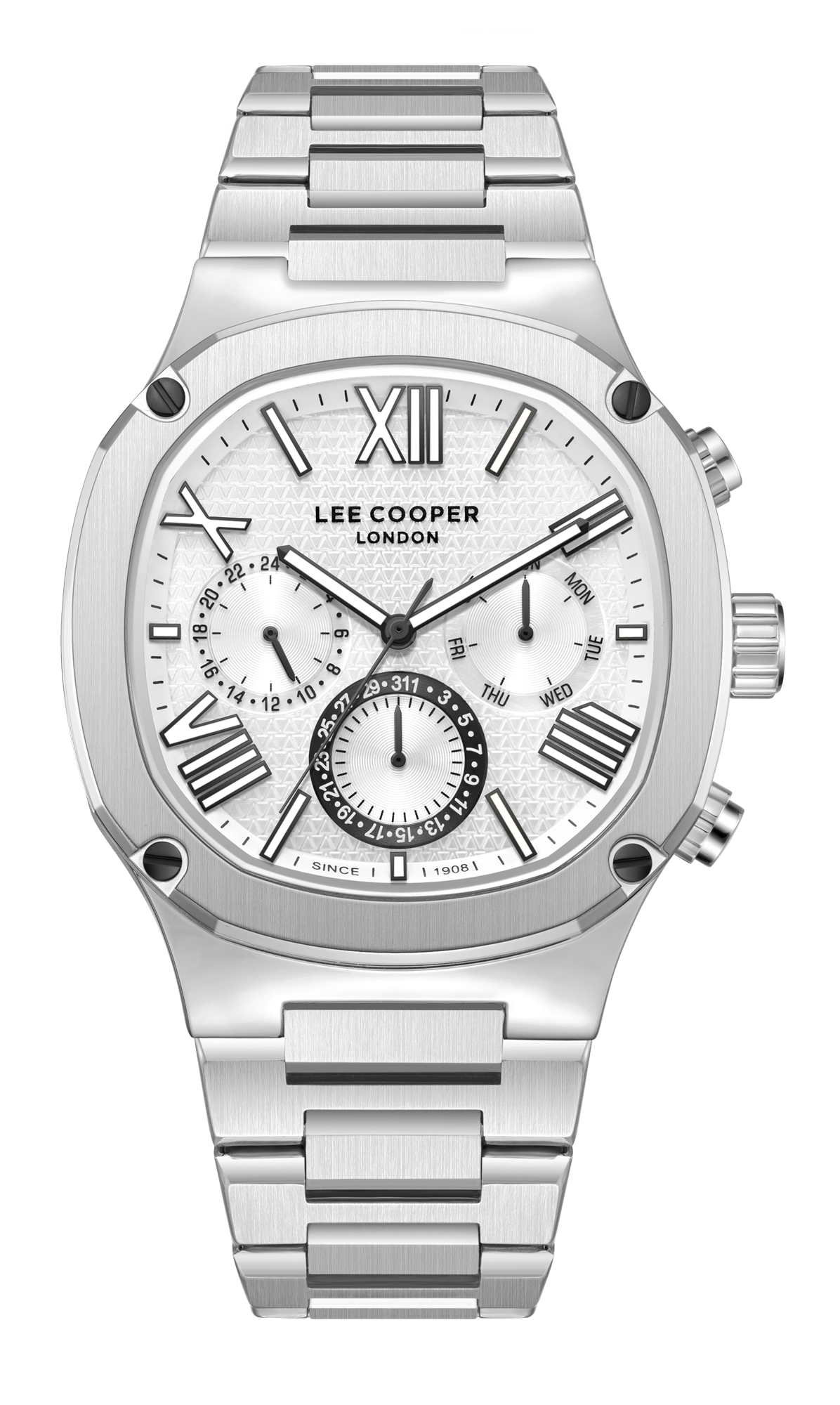 Часы LEE COOPER  LC08146.330  часы, кварцевый механизм, суперметалл с покрытием, 43x51 мм