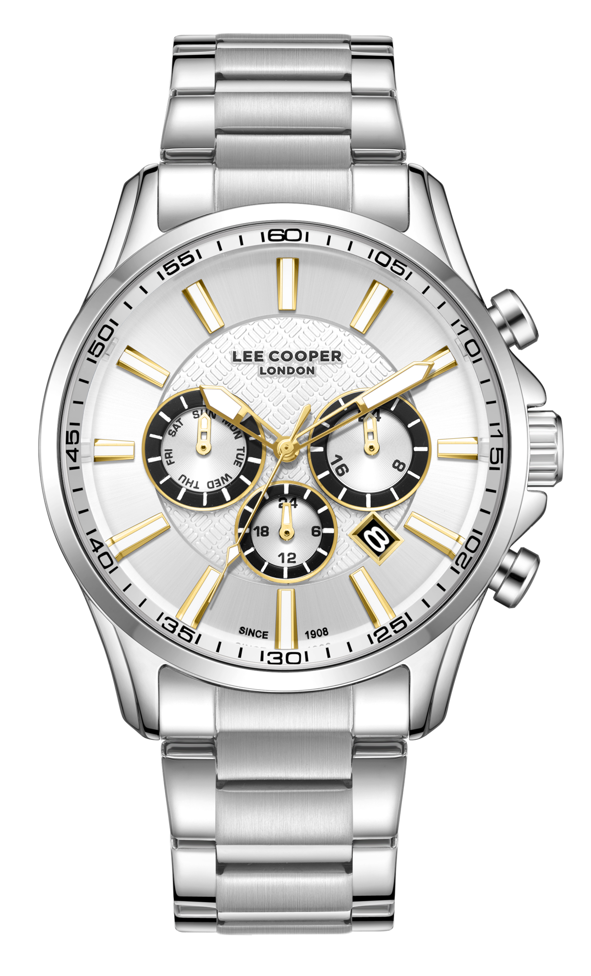 Часы LEE COOPER  LC08149.330  часы, кварцевый механизм, суперметалл, 44 мм