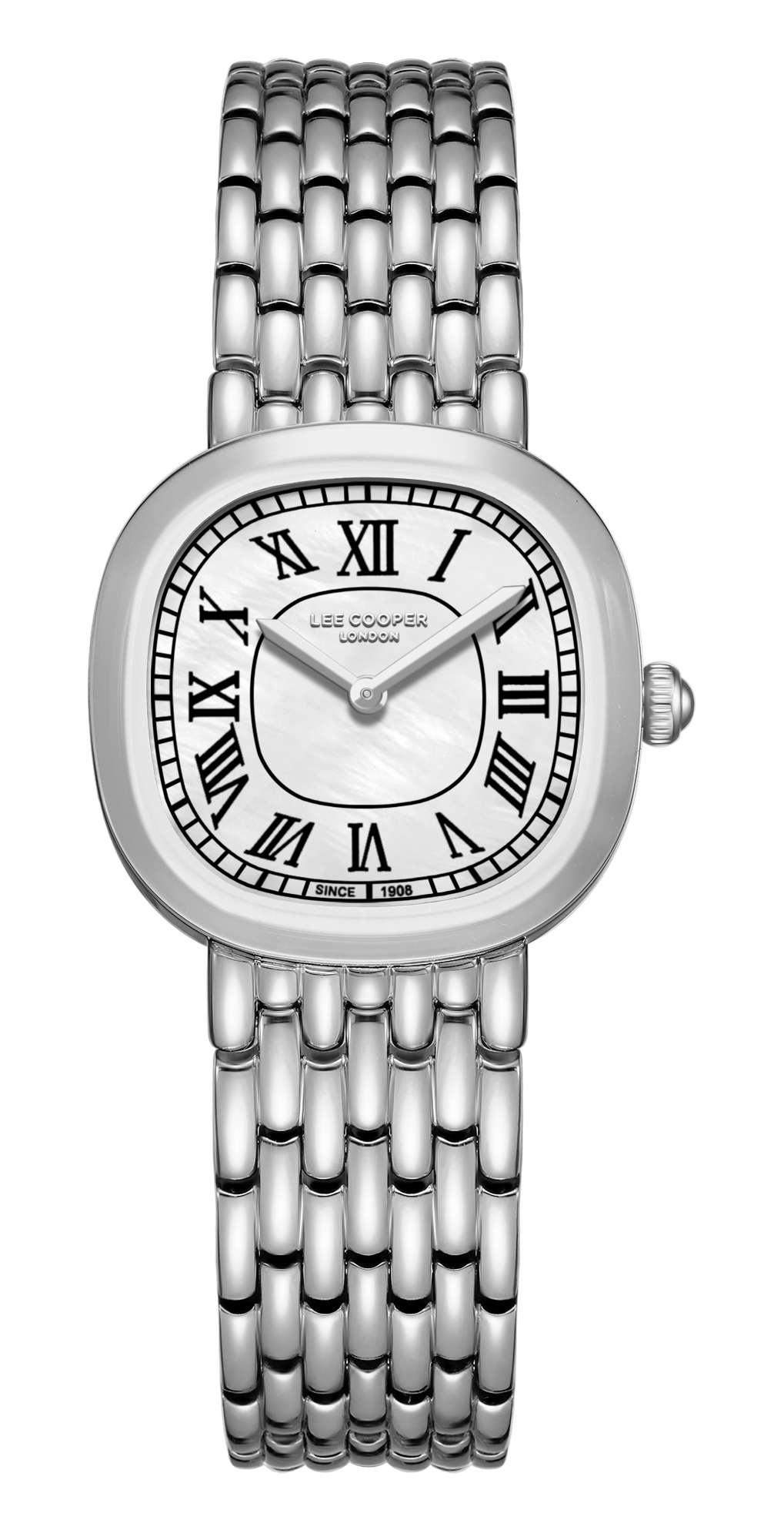 LEE COOPER   часы, кварцевый механизм, суперметалл, 29x36 мм