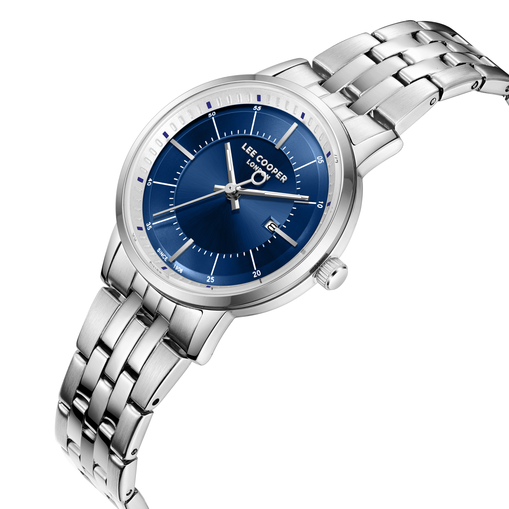 LEE COOPER   часы, кварцевый механизм, суперметалл, 32 мм