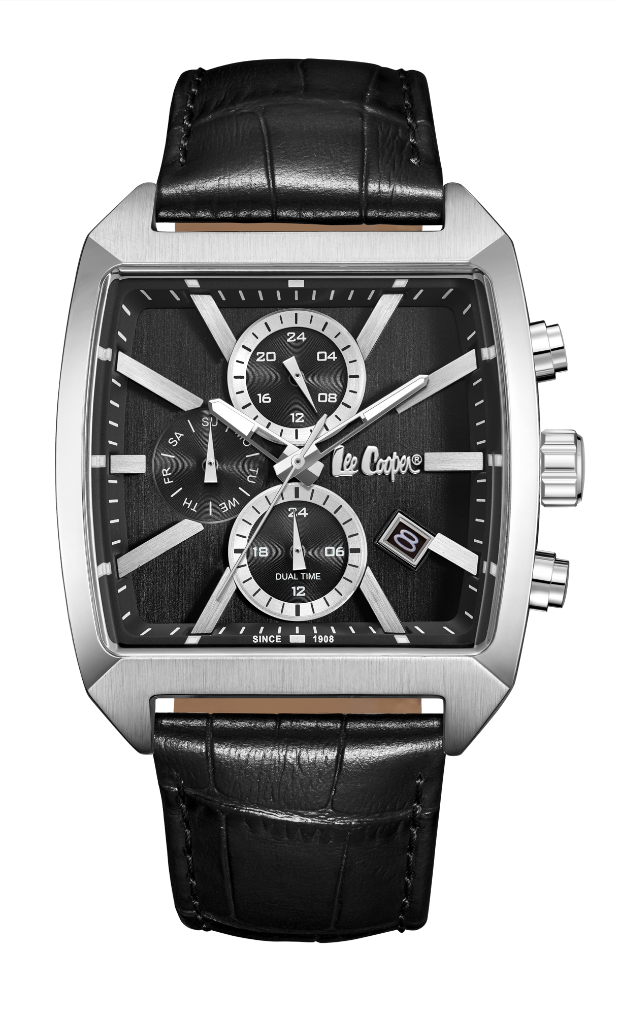 Часы LEE COOPER  LC08180.351  часы, кварцевый механизм, суперметалл, 40x48 мм