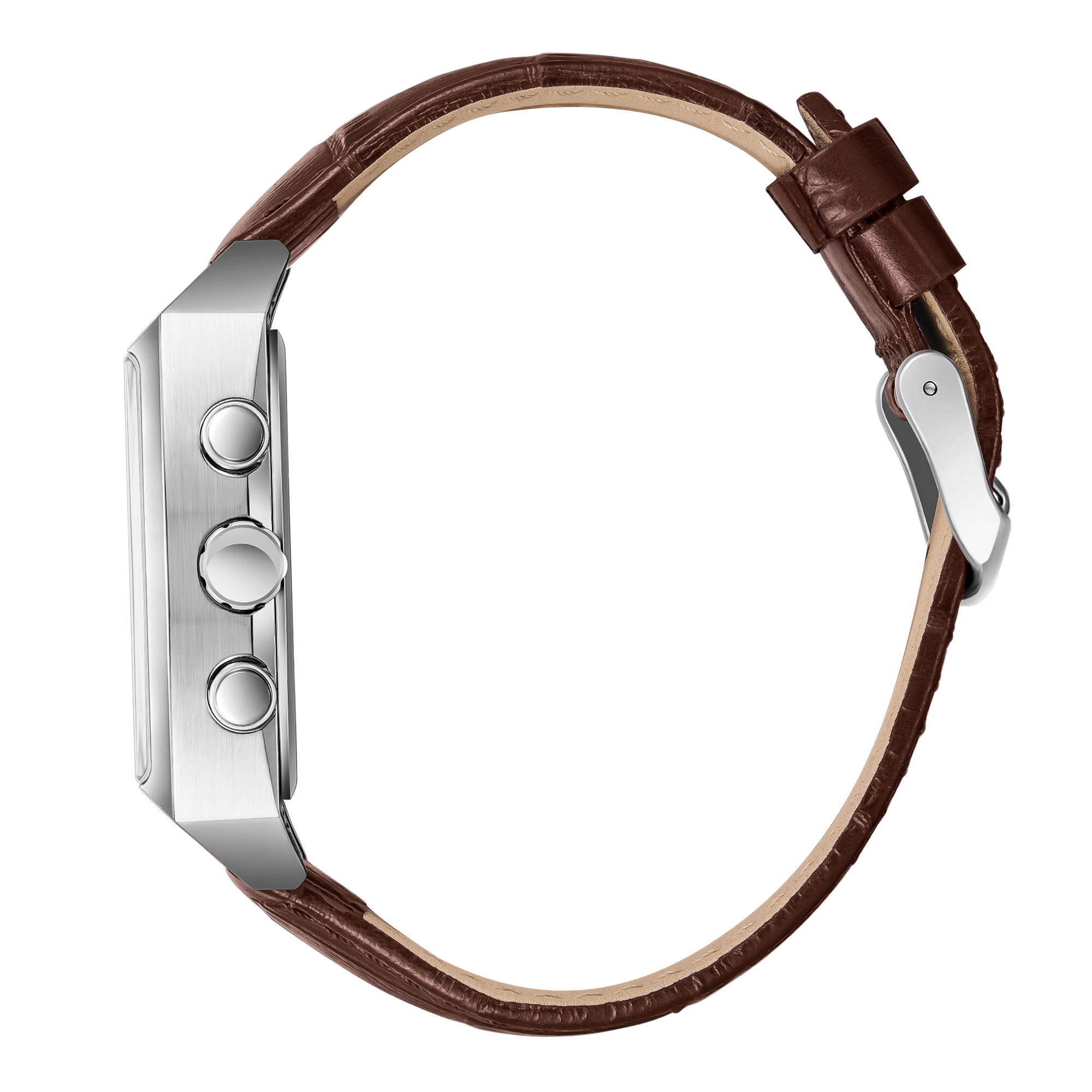 LEE COOPER   часы, кварцевый механизм, суперметалл, 40x48 мм