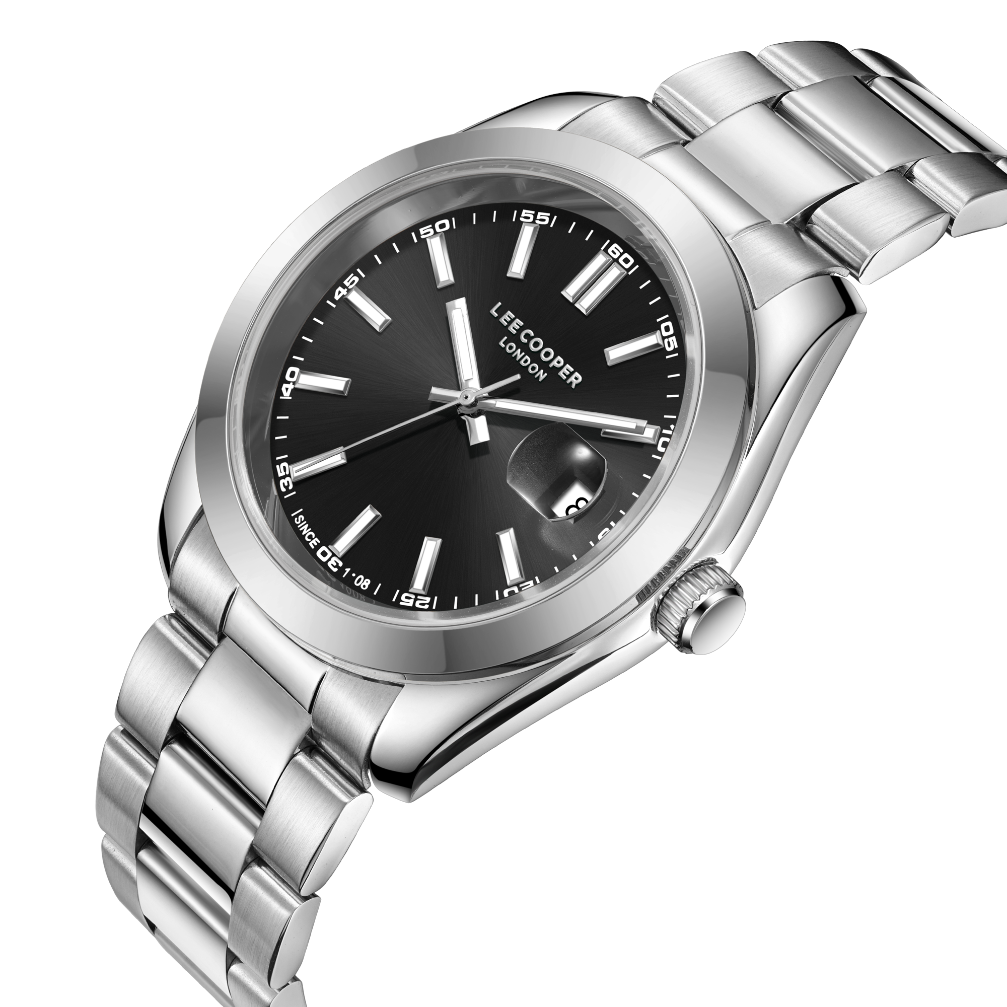 LEE COOPER   часы, кварцевый механизм, суперметалл, 41 мм