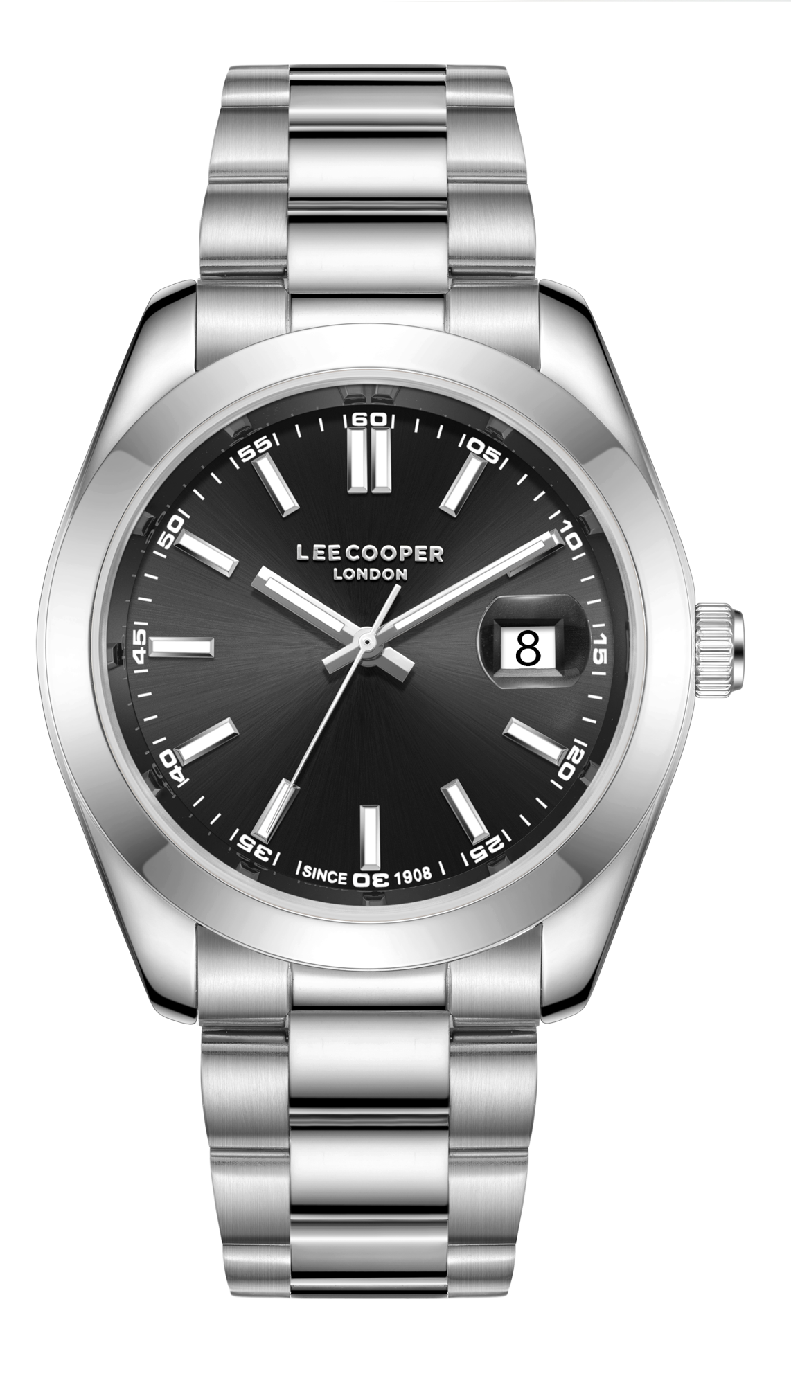 LEE COOPER   часы, кварцевый механизм, суперметалл, 41 мм