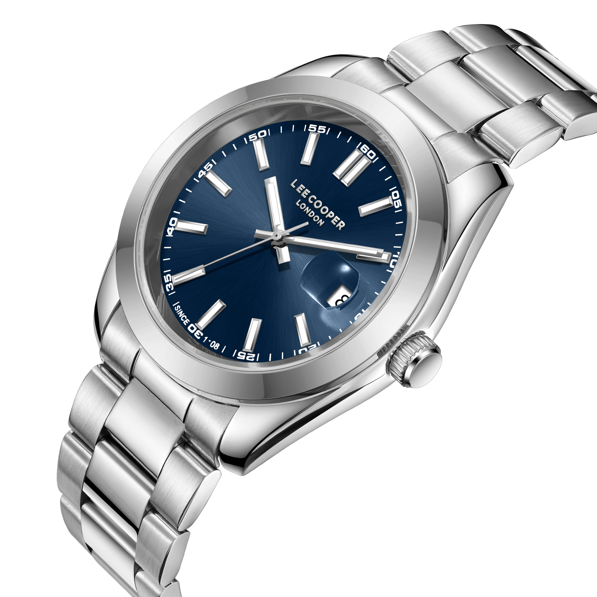 LEE COOPER   часы, кварцевый механизм, суперметалл, 41 мм