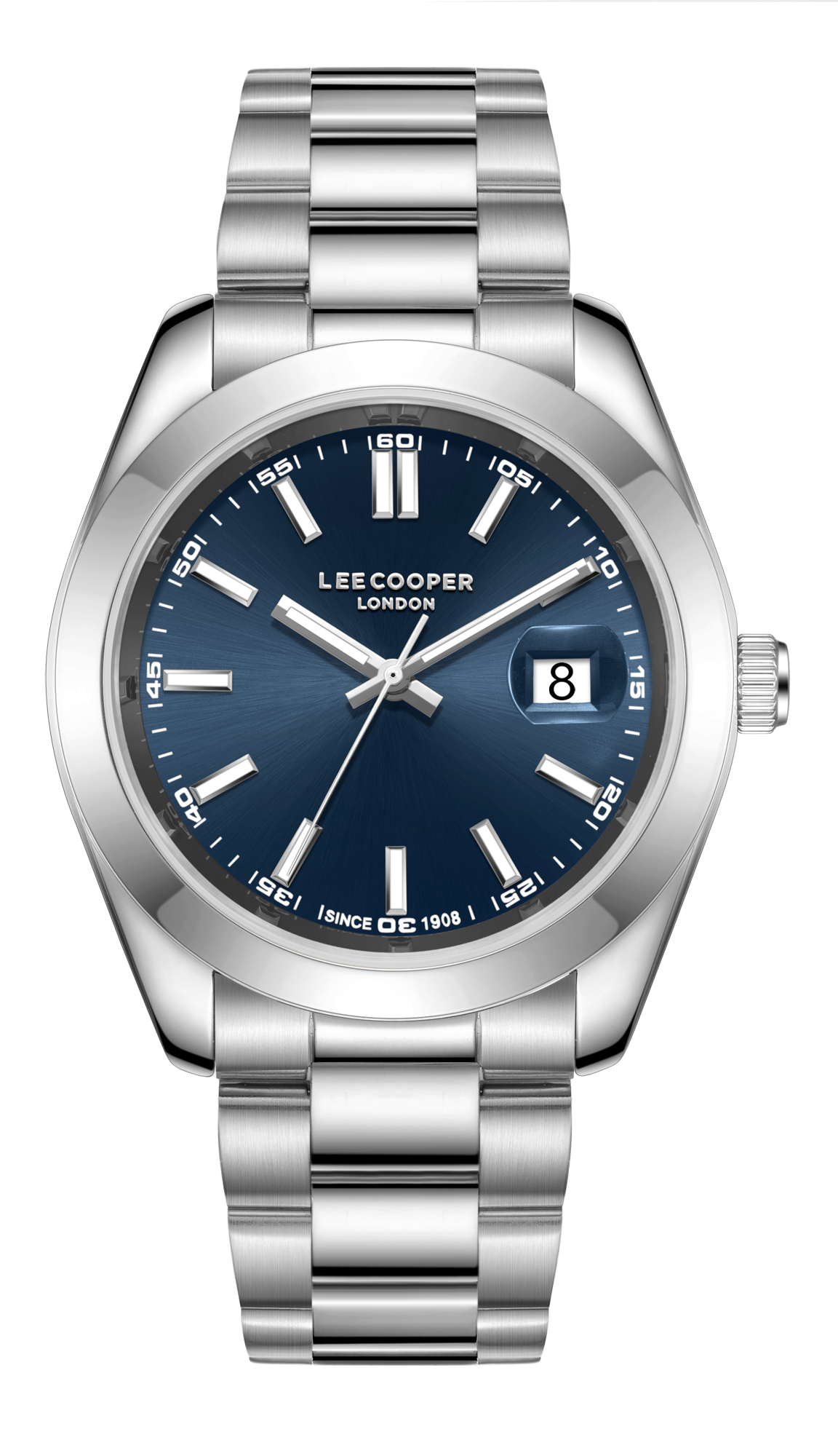 LEE COOPER   часы, кварцевый механизм, суперметалл, 41 мм