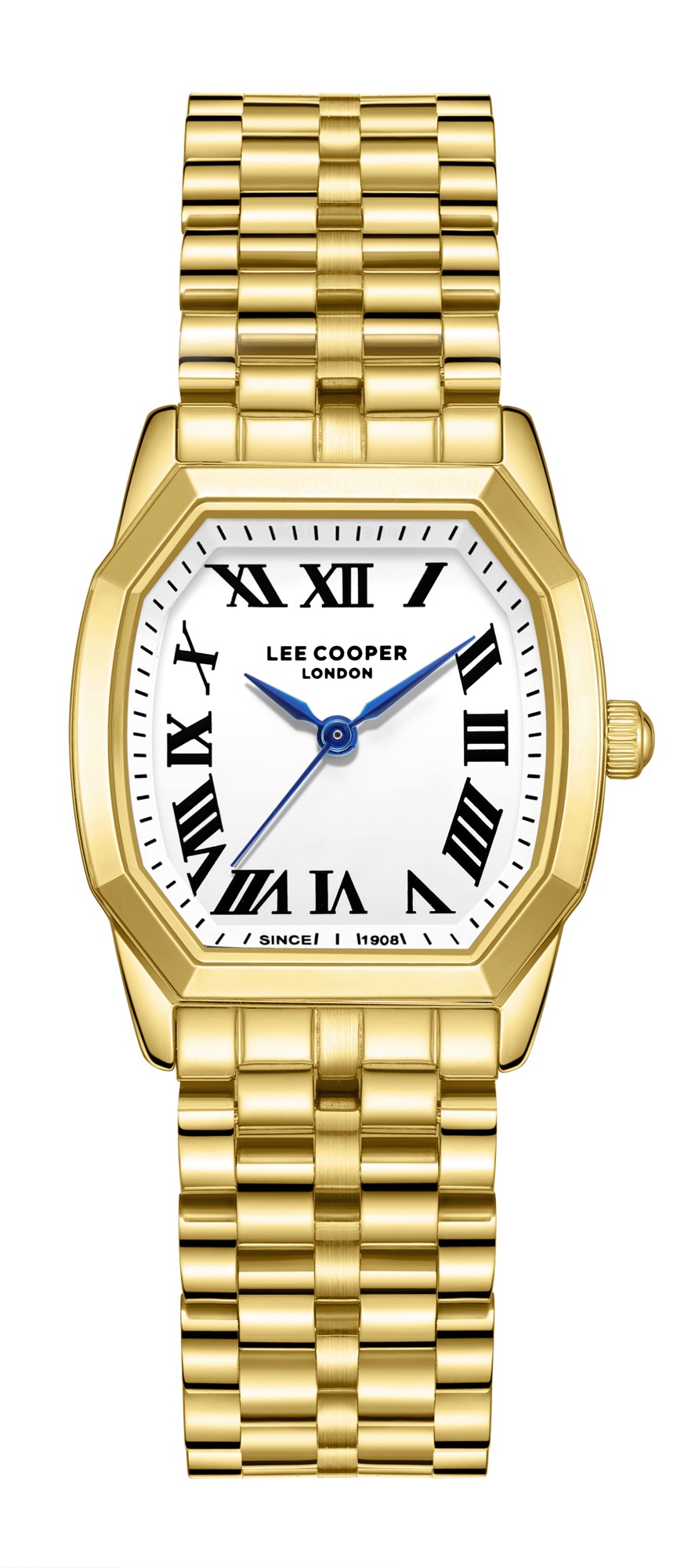LEE COOPER   часы, кварцевый механизм, суперметалл с покрытием, 27 x 34 мм