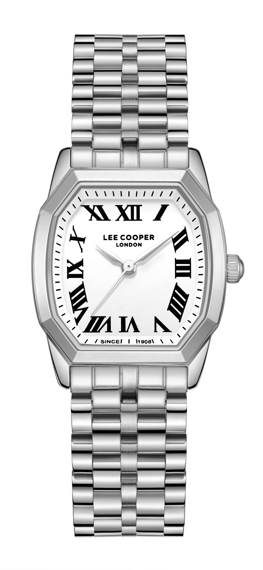 LEE COOPER   часы, кварцевый механизм, суперметалл, 27 x 34 мм