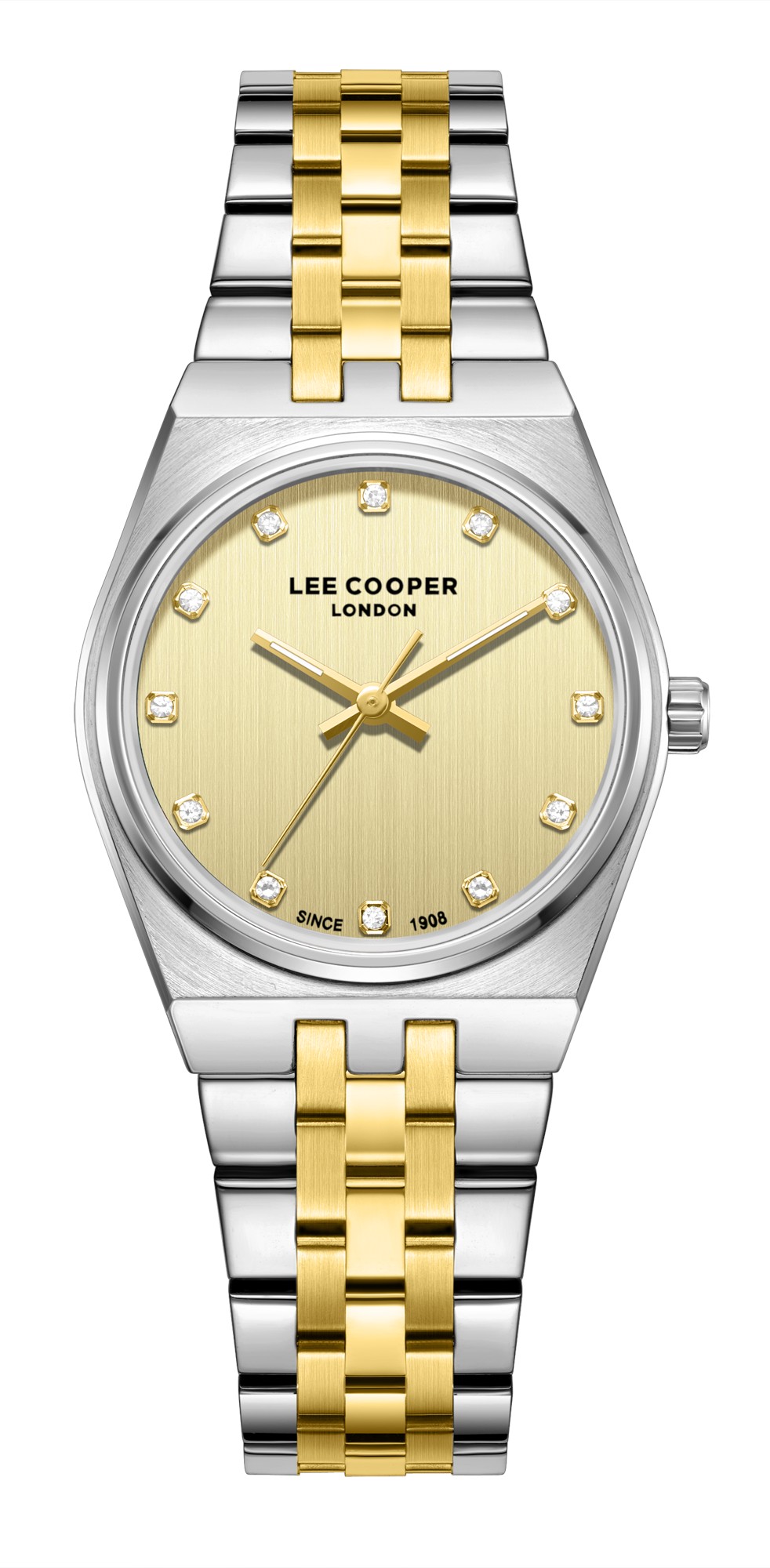LEE COOPER   часы, кварцевый механизм, суперметалл с покрытием, 30 мм