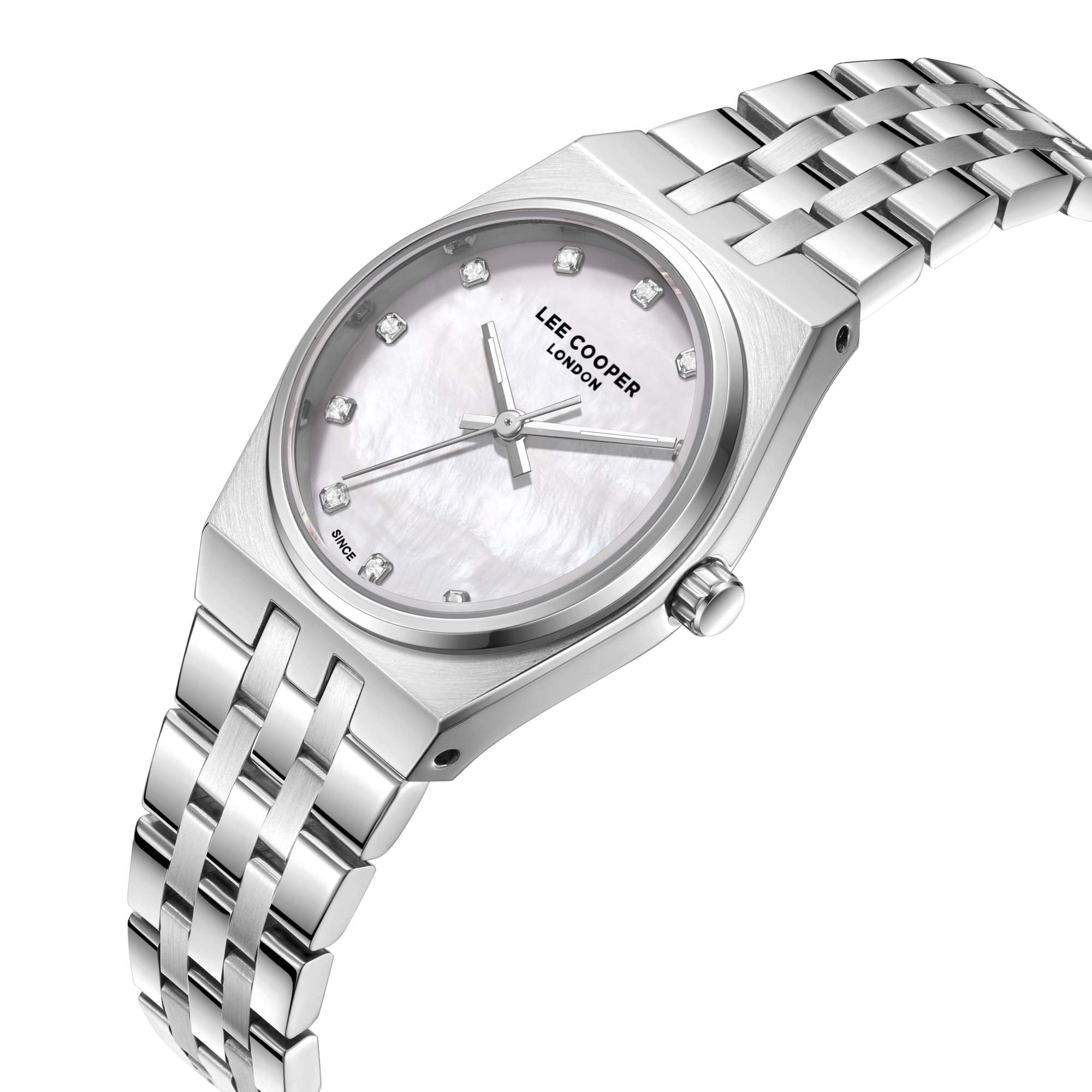 LEE COOPER   часы, кварцевый механизм, суперметалл, 30 мм