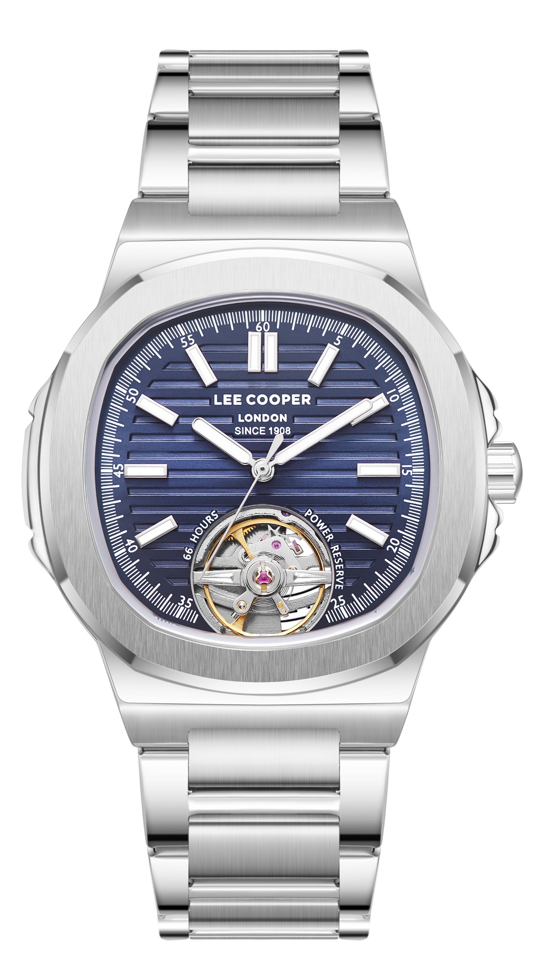 LEE COOPER   часы, автоматический механизм, суперметалл, 42 мм