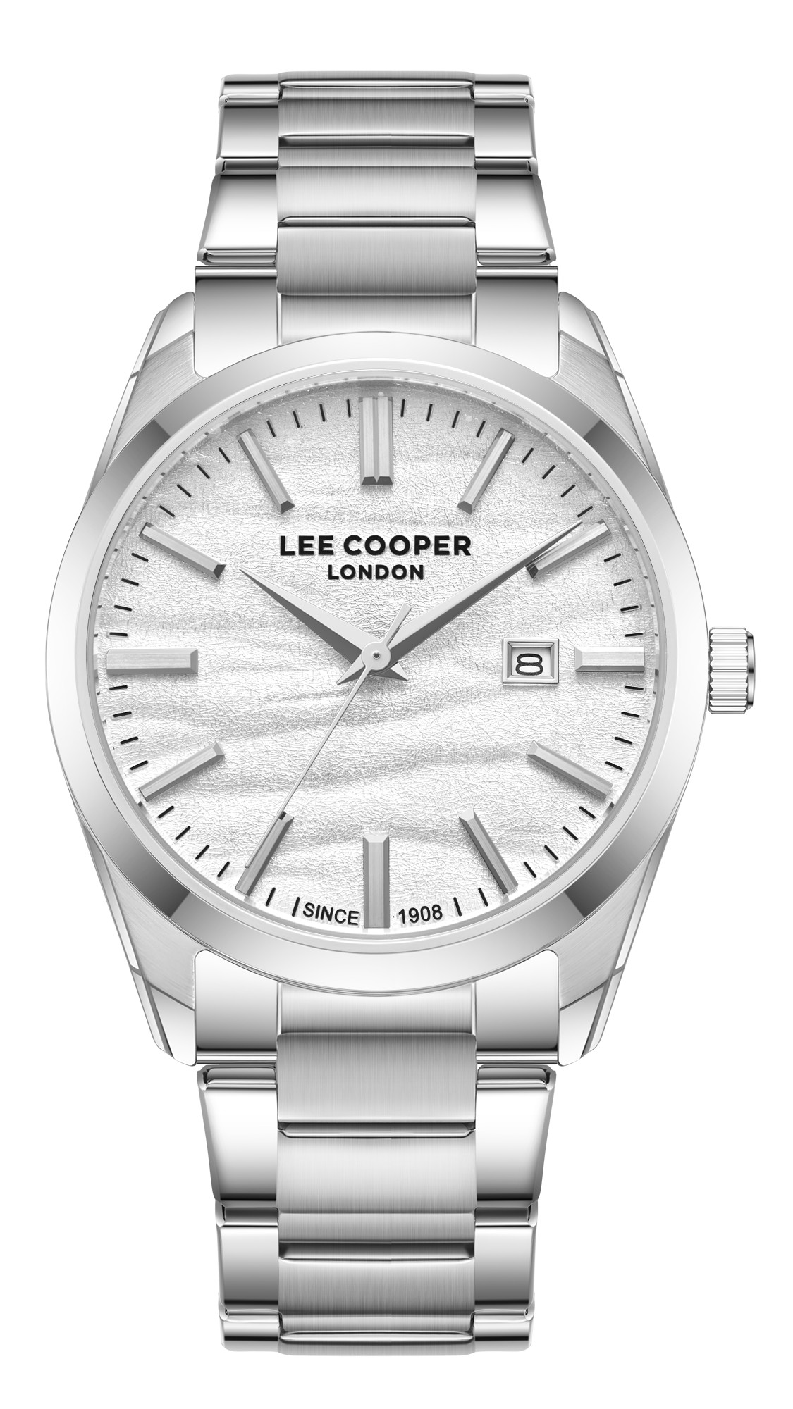 LEE COOPER   часы, кварцевый механизм, суперметалл, 41 мм