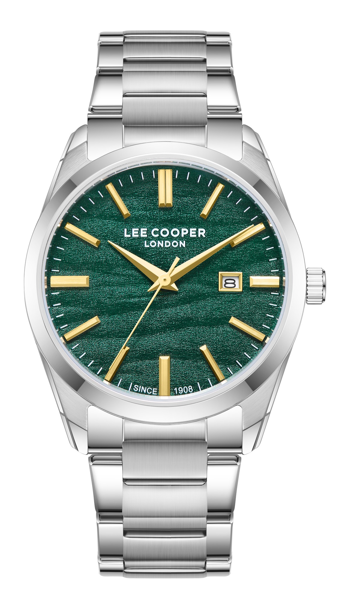 LEE COOPER   часы, кварцевый механизм, суперметалл, 41 мм