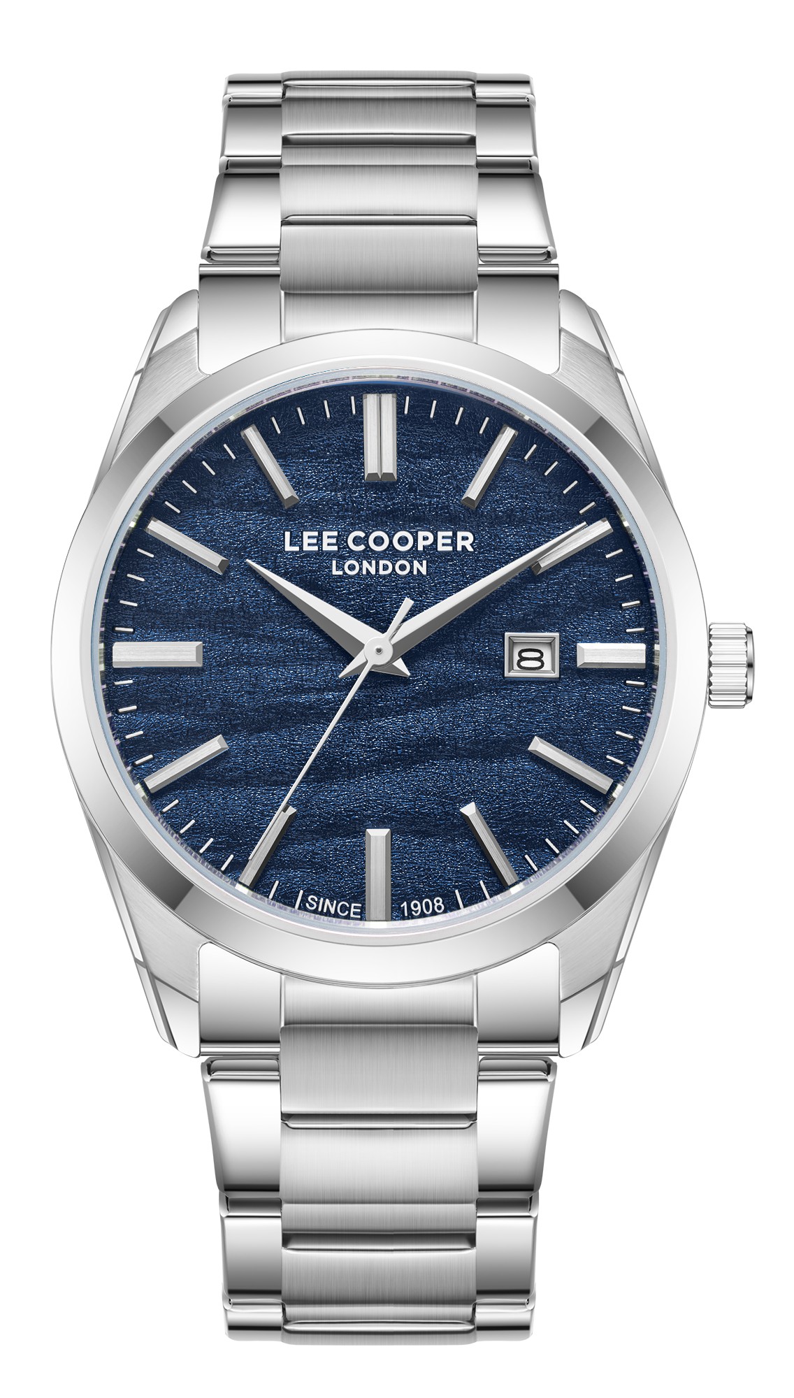 LEE COOPER   часы, кварцевый механизм, суперметалл, 41 мм
