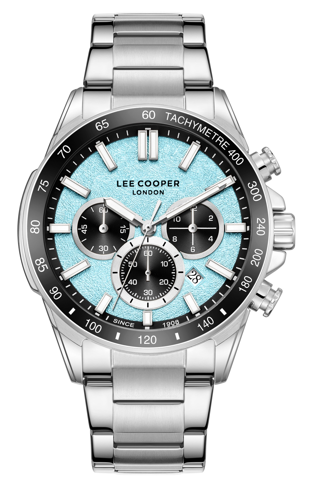 LEE COOPER   часы, кварцевый механизм, суперметалл, 42 мм