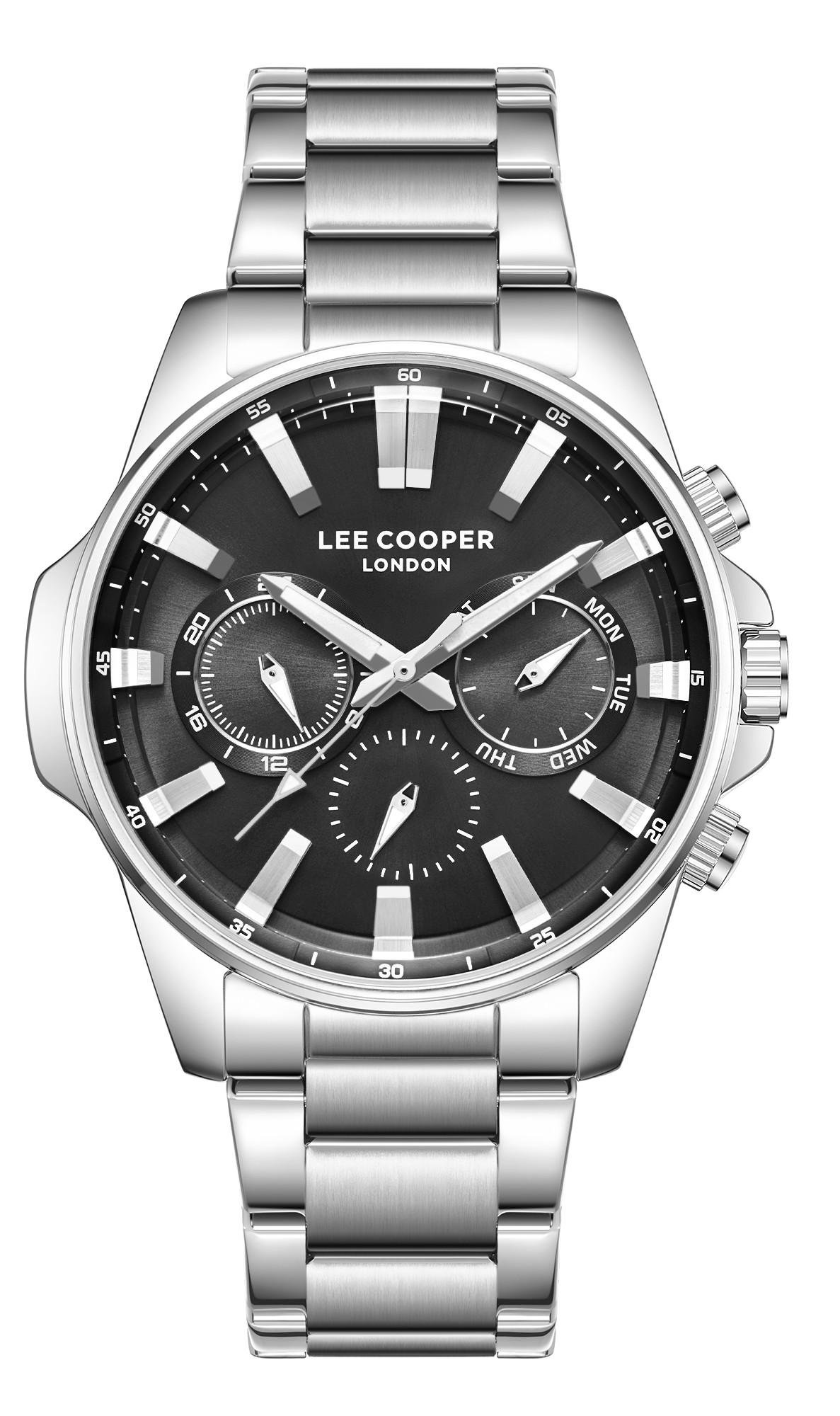 LEE COOPER   часы, кварцевый механизм, суперметалл, 43 мм