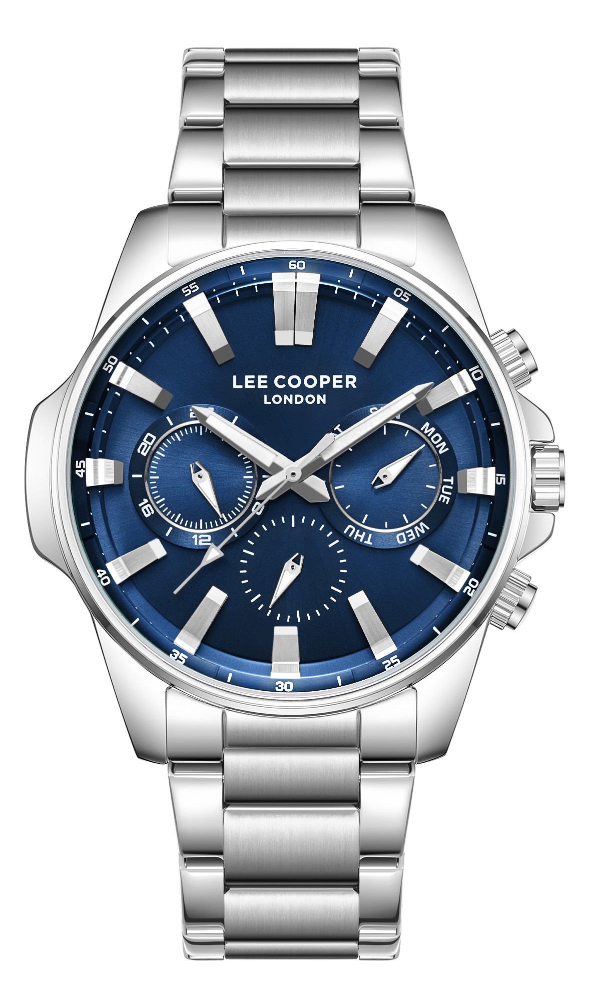 LEE COOPER   часы, кварцевый механизм, суперметалл, 43 мм