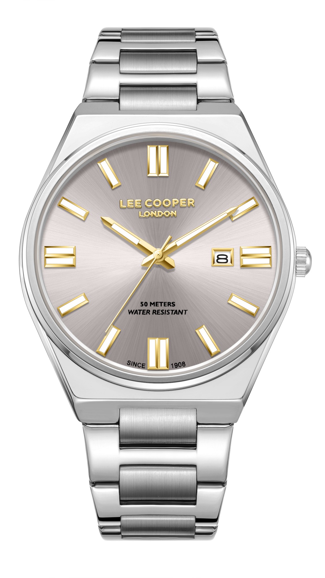 LEE COOPER   часы, кварцевый механизм, суперметалл, 40 мм