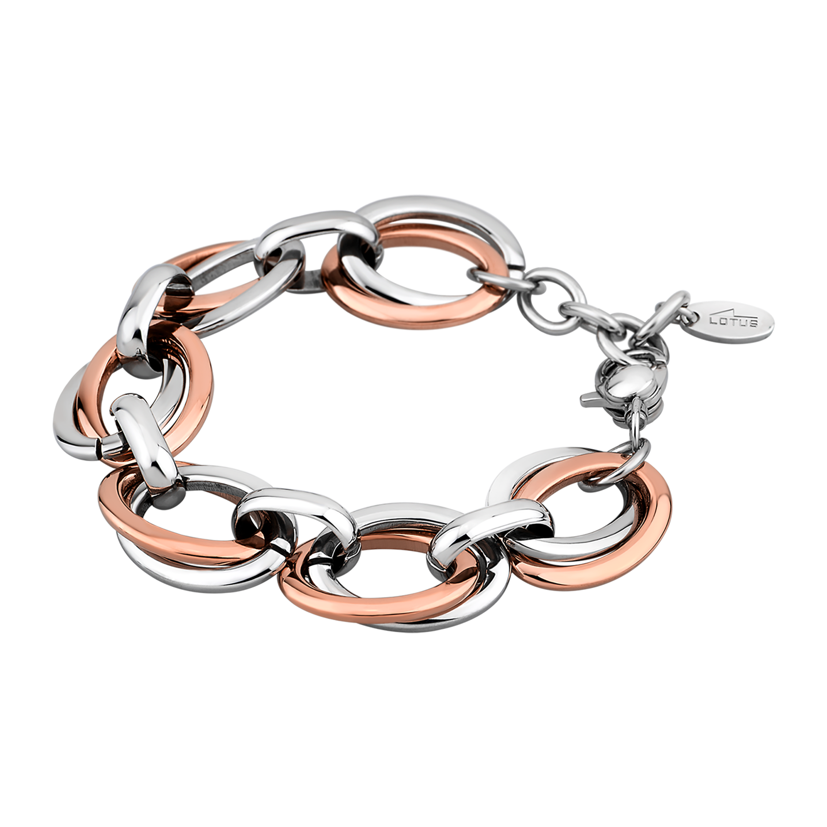 Urban Woman Браслет(LS1616-2/3) Женский браслет Lotus из нержвеющей стали с частичным покрытием кораллового цвета 