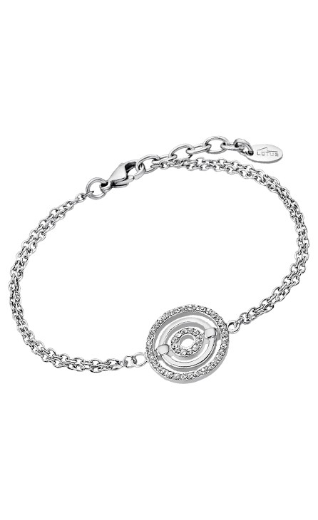 Urban Woman Браслет(LS1950-2/1) Женский браслет Lotus из нержавеющей стали, вставки из циркония