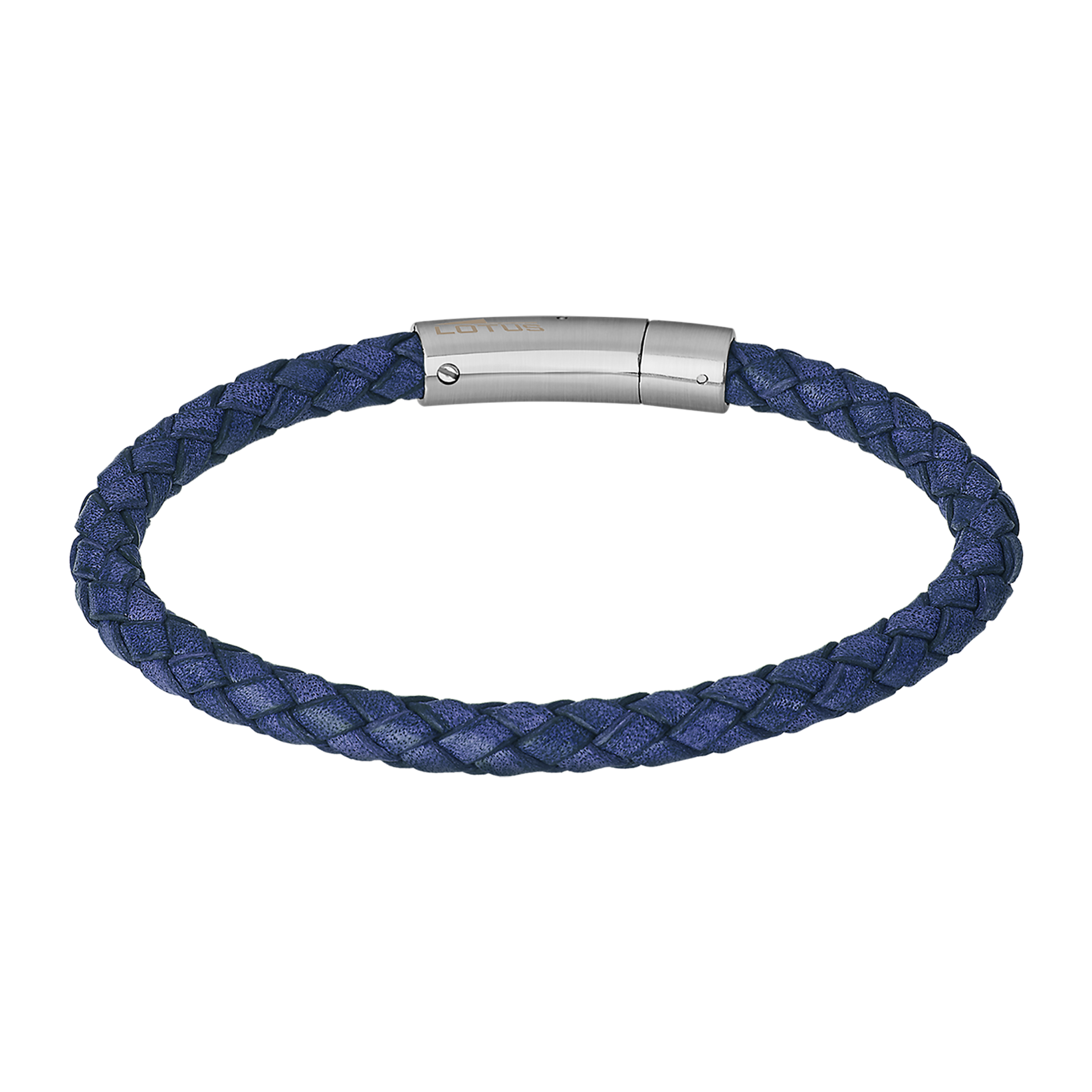 Men Basic Браслет(LS2141-2/1) Мужской браслет Lotus из кожи со стальной вставкой