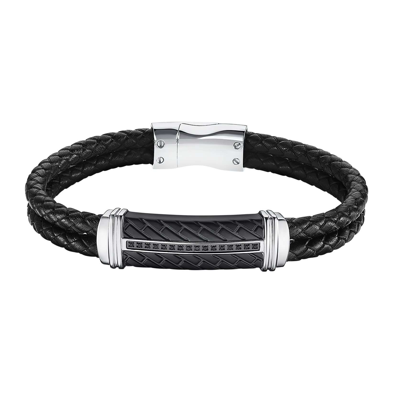Men Basic Браслет(LS2286-2/1) Мужской браслет Lotus из кожи и нержавеющей стали