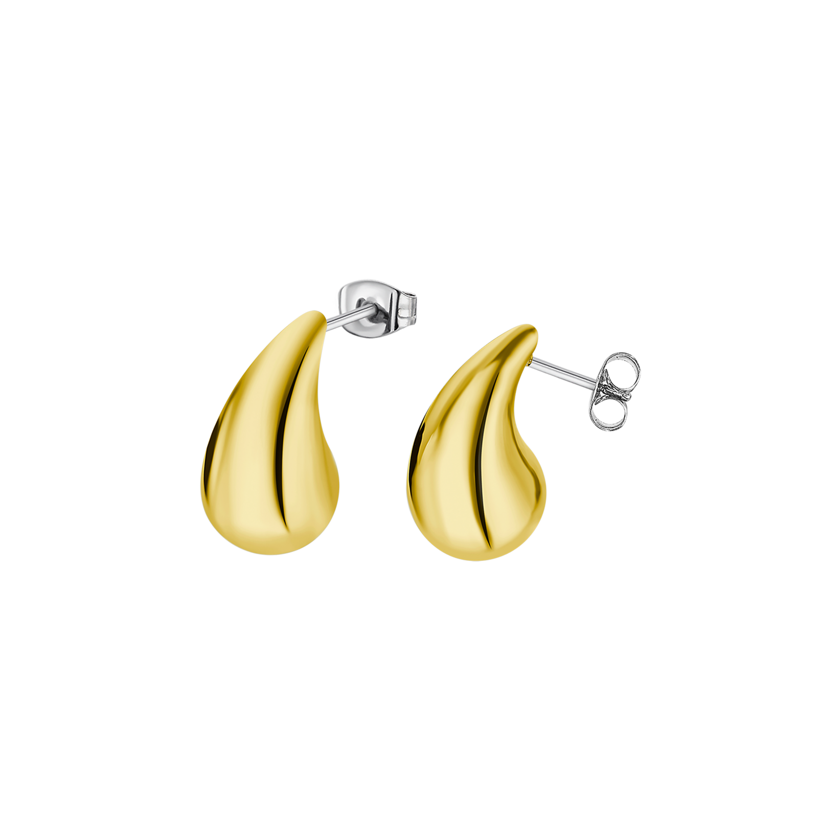 Urban Woman Серьги(LS2426-4/2) Женские серьги Lotus в форме капель из стали с золотистым покрытием