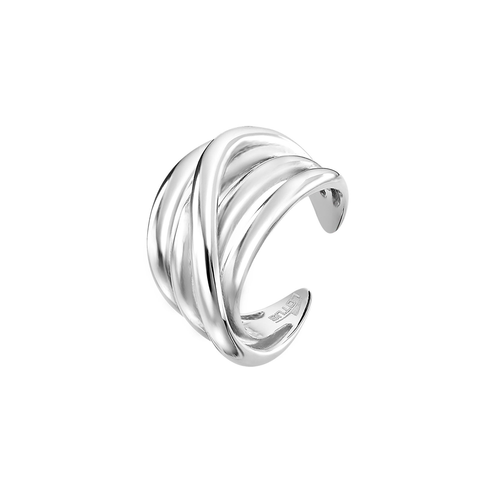 Steel Rings Кольцо(LS2442-3/114) Женское открытое кольцо Lotus из нержавеющей стали