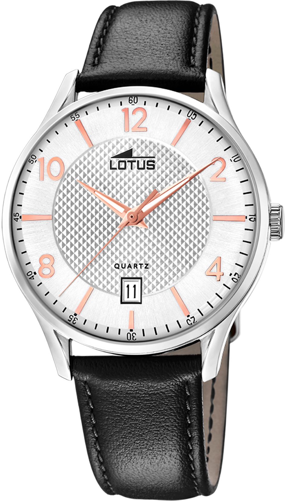 Часы LOTUS  18402/D Мужские часы, кварцевый механизм, сталь, 39 мм