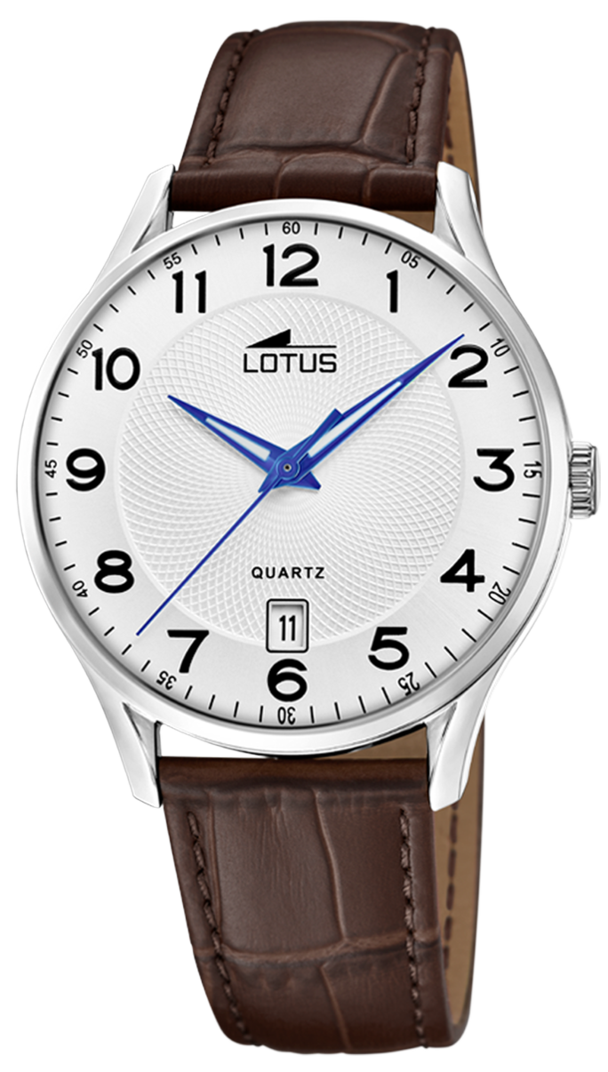 LOTUS  Мужские часы, кварцевый механизм, сталь, ip покрытие чёрное, 39 мм